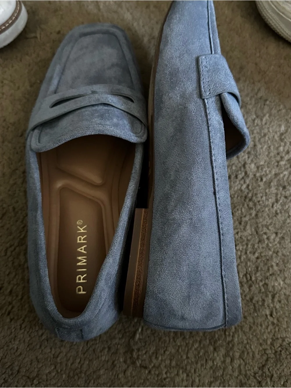 Blue/Gray Loafers